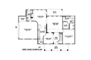 Colonial Style House Plan - 4 Beds 3.5 Baths 2782 Sq/Ft Plan #81-1487 