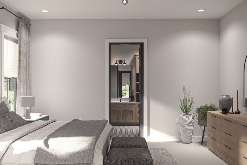 Home Plan - Interior - Master Bedroom 1 for Barndominium House Plan #455-725 - 3 bed, 2.5 bath