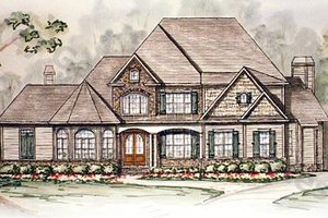 Traditional Exterior - Front Elevation Plan #54-146