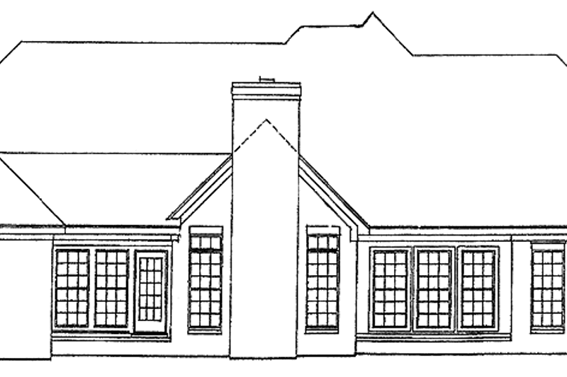 Dream House Plan - Exterior - Rear Elevation for Mediterranean House Plan #952-239 - 4 bed, 2.5 bath