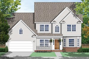 House Design - Country Exterior - Front Elevation Plan #1053-70