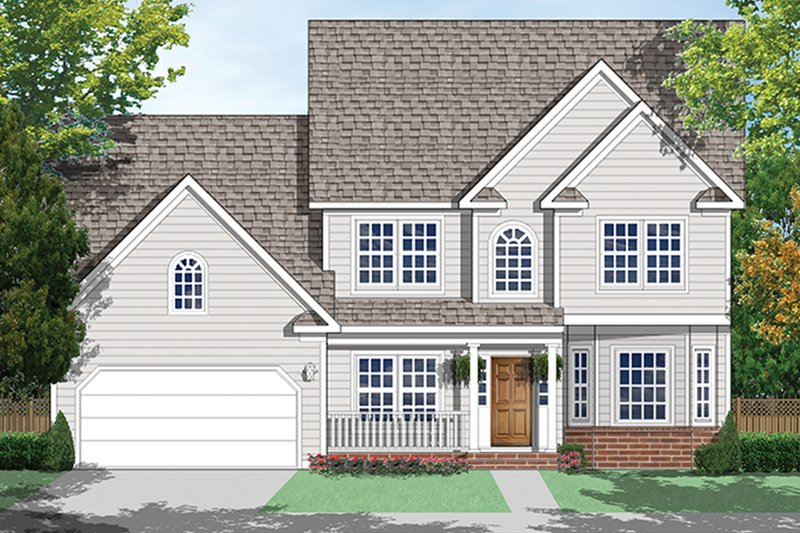 Home Plan - Country Exterior - Front Elevation Plan #1053-70