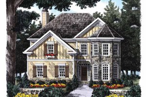 Country Exterior - Front Elevation Plan #927-846
