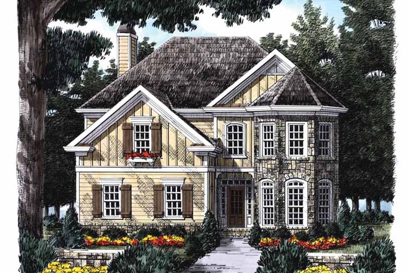 Home Plan - Country Exterior - Front Elevation Plan #927-846