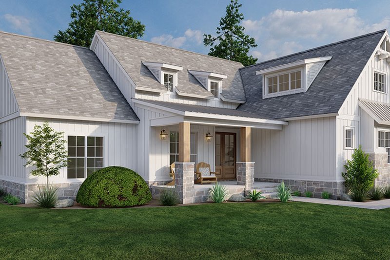 Home Plan - Exterior - Front Elevation 5 for Craftsman House Plan #923-308 - 5 bed, 3 bath