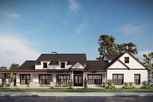 Farmhouse Exterior - Front Elevation Plan #1110-17