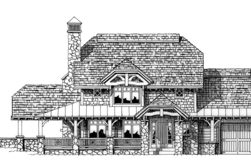 Dream House Plan - Exterior - Front Elevation 8 for Craftsman House Plan #942-26 - 2 bed, 2.5 bath