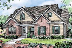 Exterior - Front Elevation 3 for Traditional House Plan #929-781 - 4 bed, 3 bath