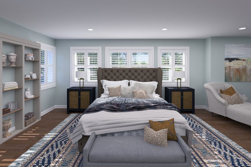 House Design - Interior - Master Bedroom 2 for Farmhouse House Plan #1060-262 - 4 bed, 2.5 bath