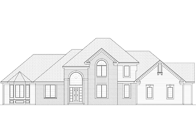 Architectural House Design - Country Exterior - Front Elevation Plan #328-398