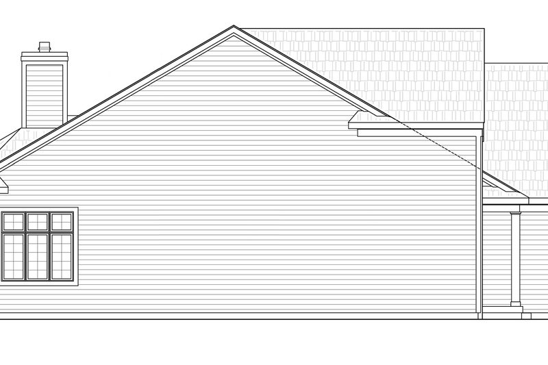 Dream House Plan - Exterior - Other Elevation 1 for Country House Plan #20-2253 - 3 bed, 3 bath