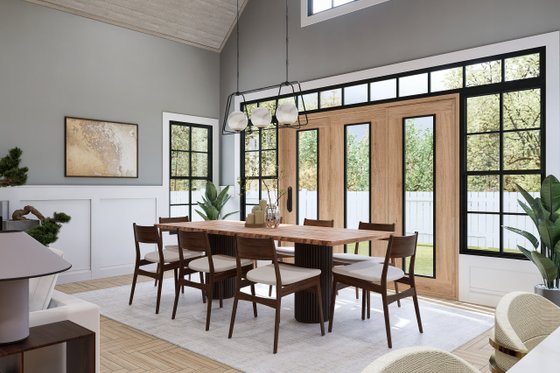 Interior - Dining Room 1 for Farmhouse House Plan #54-681 - 3 bed, 3 bath