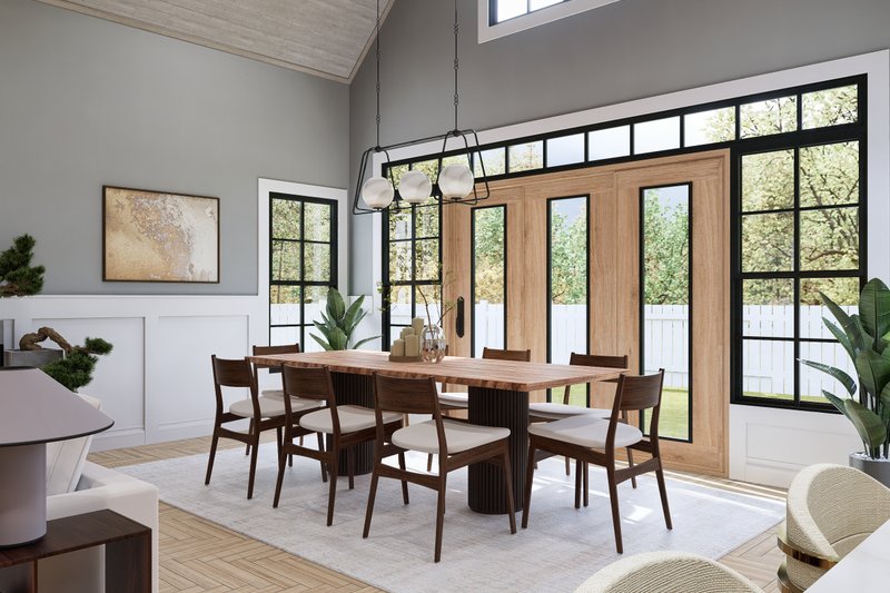 House Blueprint - Interior - Dining Room 1 for Farmhouse House Plan #54-681 - 3 bed, 3 bath