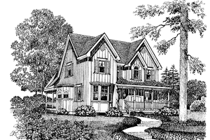 Home Plan - Craftsman Exterior - Front Elevation Plan #1016-57