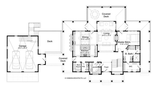 Home Plan - Traditional Floor Plan - Main Floor Plan #928-262