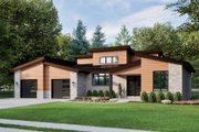 Contemporary Style House Plan - 3 Beds 2 Baths 2358 Sq/Ft Plan #46-930 