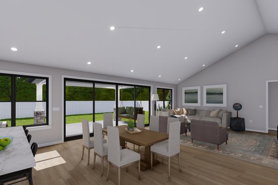 Interior - Dining Room for Farmhouse House Plan #1060-169 - 3 bed, 2.5 bath