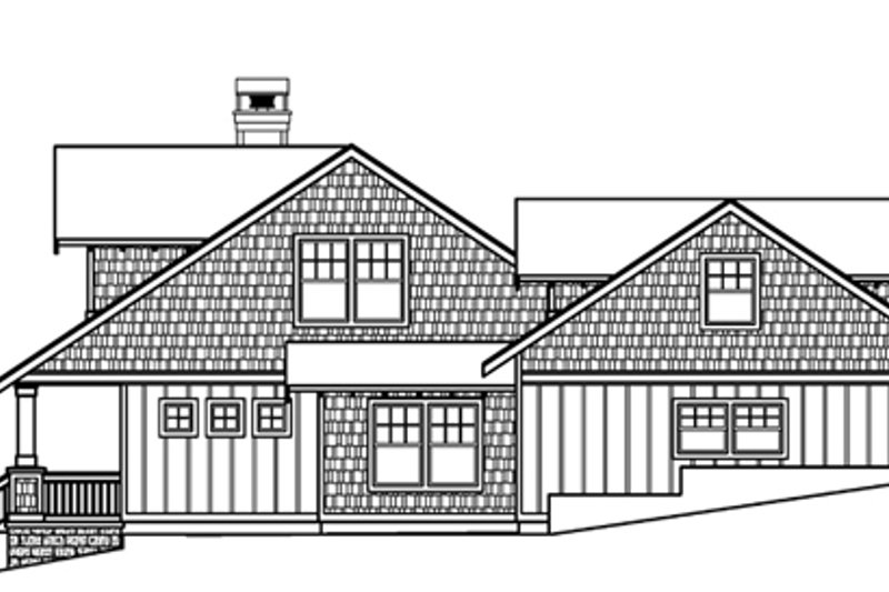 Home Plan - Exterior - Other Elevation 1 for Bungalow House Plan #124-485 - 3 bed, 2.5 bath