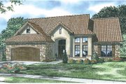Mediterranean Style House Plan - 3 Beds 2 Baths 2095 Sq/Ft Plan #17-2925 