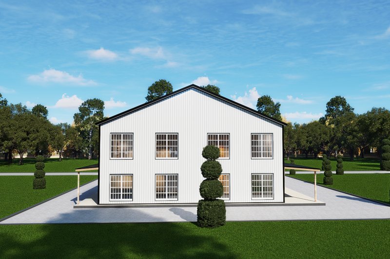 House Design - Exterior - Other Elevation 3 for Barndominium House Plan #1107-51 - 6 bed, 5.5 bath