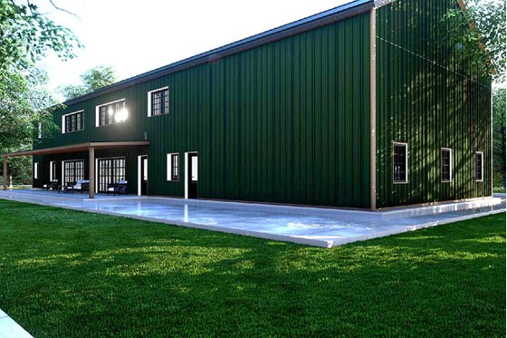 Exterior - Other Elevation 9 for Barndominium House Plan #1107-33 - 4 bed, 2.5 bath