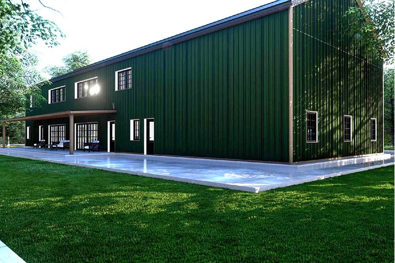 House Design - Exterior - Other Elevation 9 for Barndominium House Plan #1107-33 - 4 bed, 2.5 bath