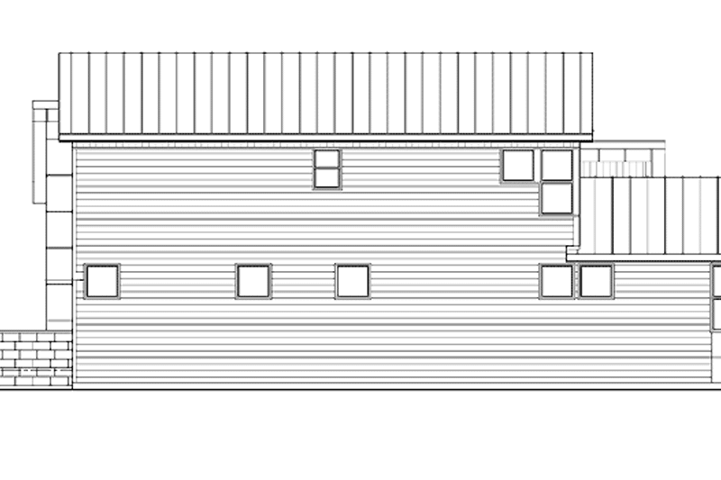 Home Plan - Exterior - Other Elevation 1 for Contemporary House Plan #569-29 - 3 bed, 3 bath