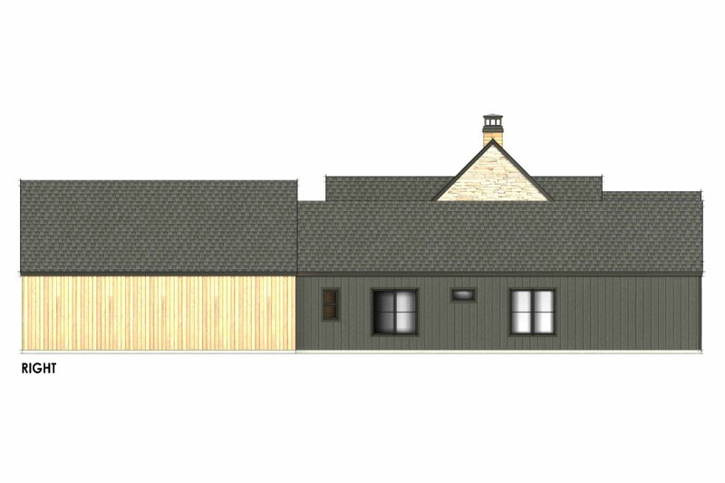Dream House Plan - Exterior - Other Elevation 1 for Modern House Plan #1096-51 - 4 bed, 3.5 bath