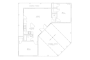 Southern Style House Plan - 2 Beds 1 Baths 966 Sq/Ft Plan #8-236 