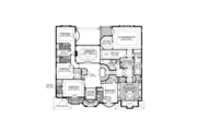 Mediterranean Style House Plan - 7 Beds 8.5 Baths 7883 Sq/Ft Plan #420-249 
