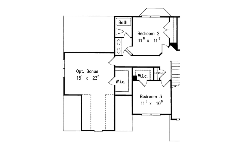 Home Plan - Floor Plan - Other Floor for Country House Plan #927-331 - 4 bed, 3.5 bath