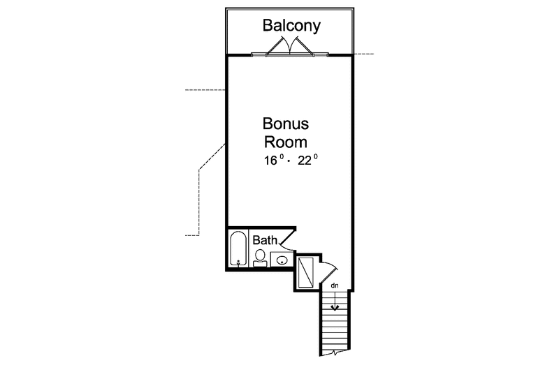 Home Plan - Floor Plan - Other Floor for Colonial House Plan #417-666 - 5 bed, 4 bath