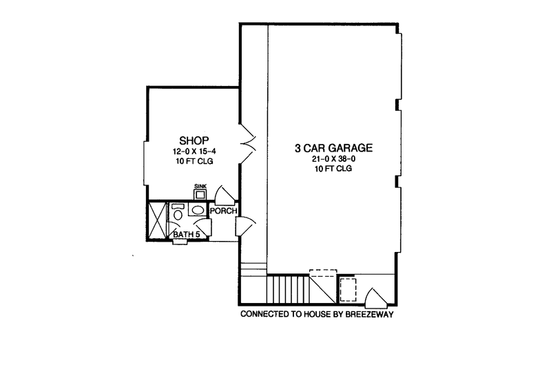 House Blueprint - Floor Plan - Main Floor 1 for Country House Plan #952-101 - 4 bed, 4.5 bath