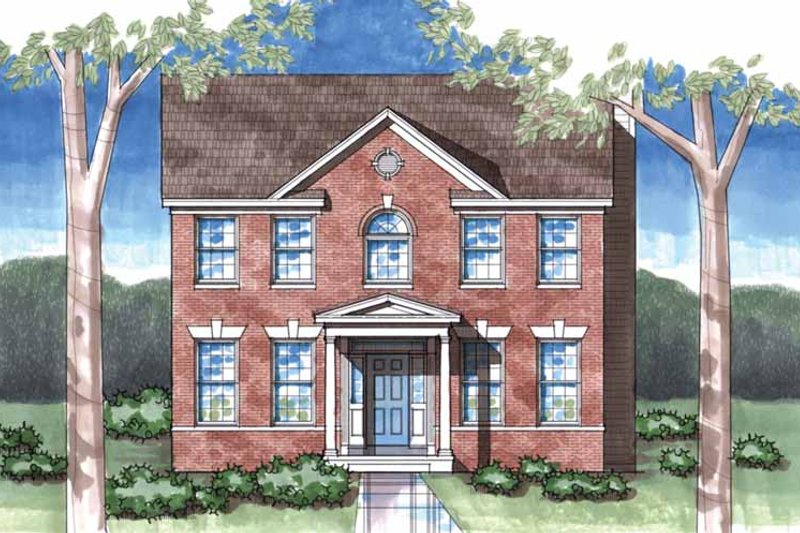 Home Plan - Classical Exterior - Front Elevation Plan #1029-55
