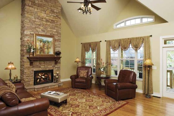 Interior - Family Room for Ranch House Plan #929-601 - 3 bed, 2 bath