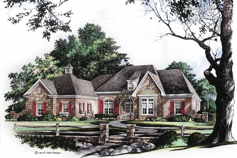 Dream House Plan - Country Exterior - Front Elevation Plan #952-260