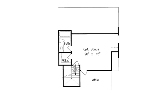 Floor Plan - Other Floor for Classical House Plan #927-352 - 3 bed, 2.5 bath