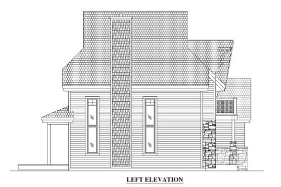 Exterior - Other Elevation 1 for Cottage House Plan #138-341 - 4 bed, 2 bath