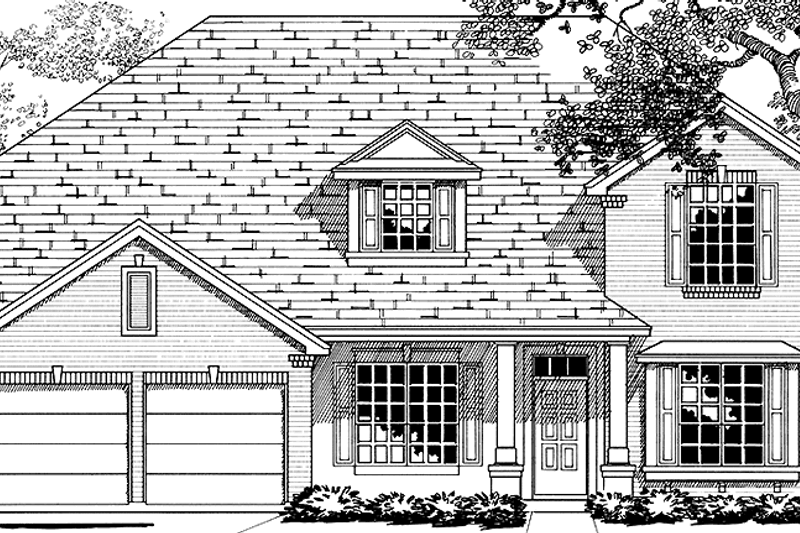 Home Plan - Country Exterior - Front Elevation Plan #472-344