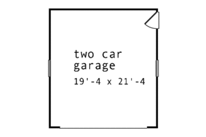 Floor Plan - Main Floor for Traditional House Plan #47-490, 0 bath