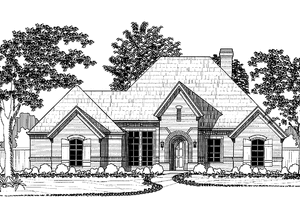 Architectural House Design - Country Exterior - Front Elevation Plan #946-10
