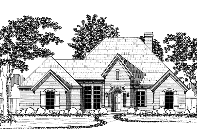 Architectural House Design - Country Exterior - Front Elevation Plan #946-10