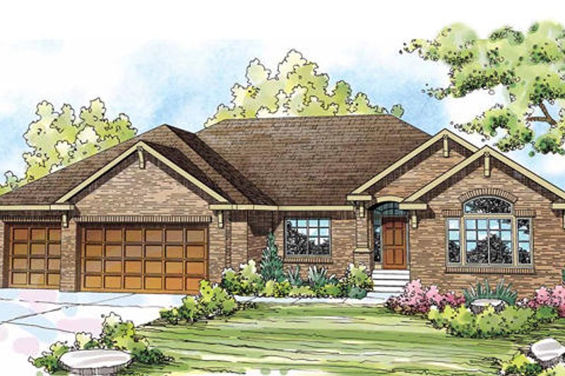 Home Plan - Country Exterior - Front Elevation Plan #124-835