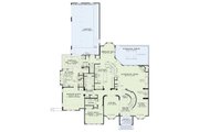 European Style House Plan - 5 Beds 5 Baths 3692 Sq/Ft Plan #17-452 Floor 