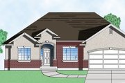 Ranch Style House Plan - 2 Beds 2.5 Baths 1640 Sq/Ft Plan #5-114 