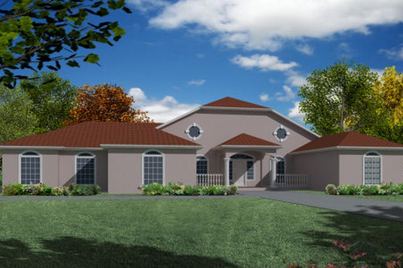 Home Plan - Modern Exterior - Front Elevation Plan #437-25