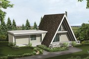 Cottage Style House Plan - 3 Beds 1 Baths 1312 Sq/Ft Plan #57-479 