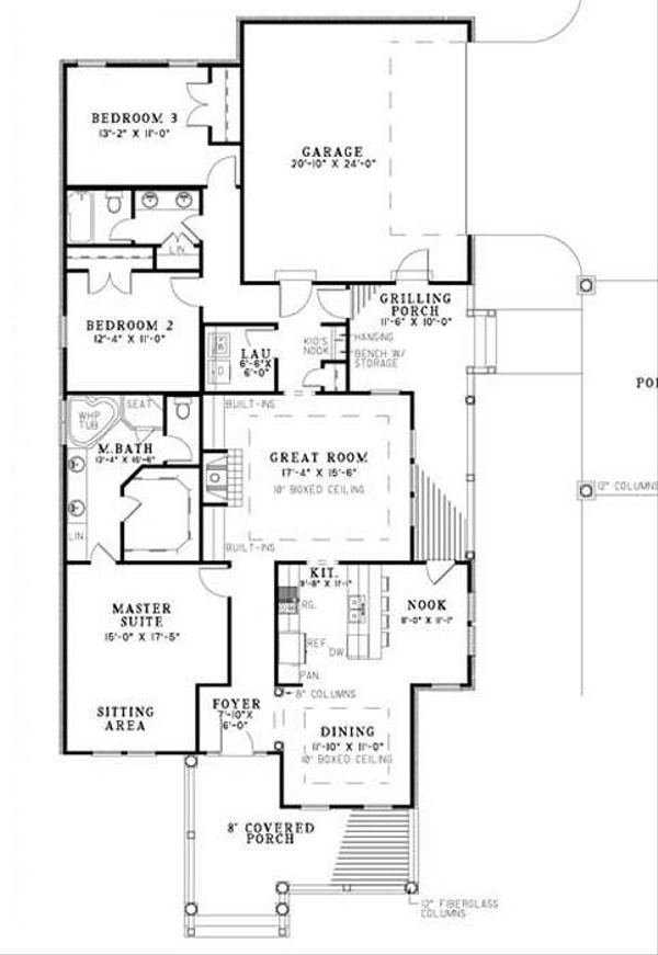 Traditional Floor Plan - Other Floor Plan #17-643