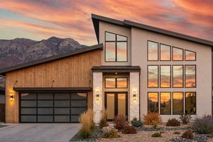 Exterior - Front Elevation 3 for Modern House Plan #1096-134 - 3 bed, 2.5 bath