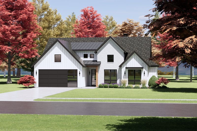 House Plan Design - Exterior - Front Elevation 4 for Farmhouse House Plan #1096-90 - 4 bed, 3 bath